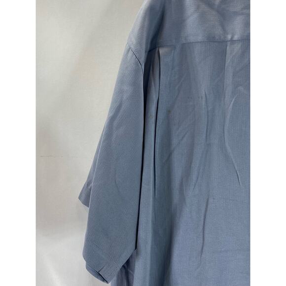 TOMMY BAHAMA Men's Blue Vintage Silk/Cotton Button-Up Short Sleeve Shirt SZ L - Picture 5 of 15